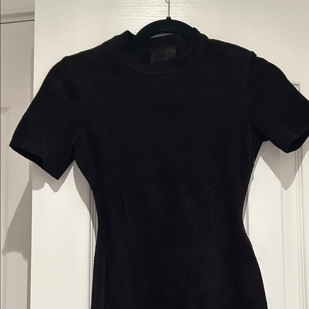 Fendi x Skims Black Velvet Dress - Picture 4 of 16